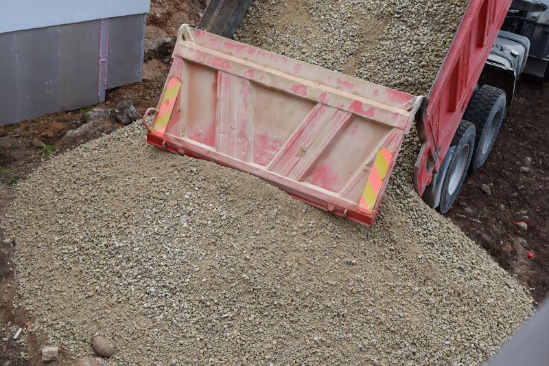 River Rock Delivery Truck